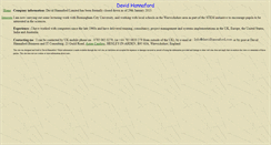 Desktop Screenshot of davidhannaford.com